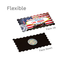 Flexible Fridge Magnet - Las Vegas, Nevada USA Flag