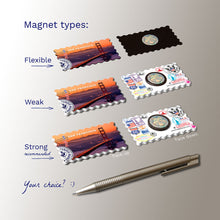 3 types of Fridge Magnets - San Francisco Golden Gate Bridge