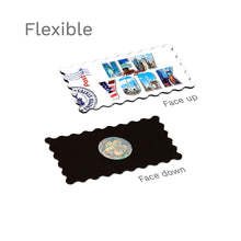 Flexible Fridge Magnet - Decorated New York Word (White)