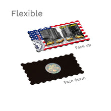 Flexible Fridge Magnet - New York - Yellow Taxis USA Flag
