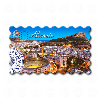 Alicante - Aerial view (Bullring and Mount Benacantil)