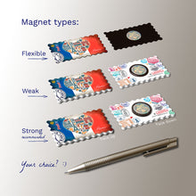 3 types of Fridge Magnet - France Flag Paris Heart