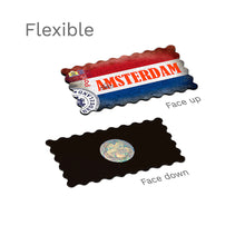 Flexible Fridge Magnet - Amsterdam Netherlands Flag