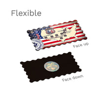 Flexible Fridge Magnet - Route 66 Decorated USA Flag