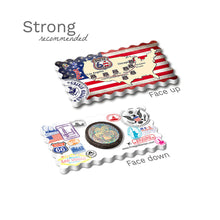 Strong Fridge Magnet - Route 66 Decorated USA Flag