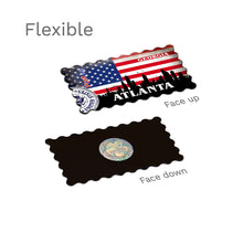 Flexible Fridge Magnet - Atlanta Georgia USA Flag