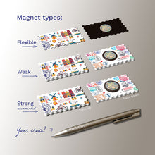 3 types of Fridge Magnet - Amsterdam Illustrations