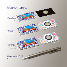 3 types of Fridge Magnets - Netherlands Illustrations