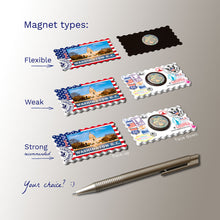 3 types of Fridge Magnets - Washington, D.C., USA Capitol