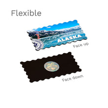 Flexible Fridge Magnet - Alaska Frozen Mountains