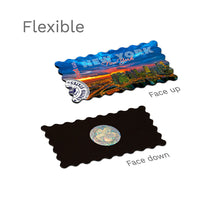 Flexible Fridge Magnet - New York - Dramatic Sky in Sunset