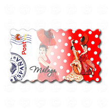 Fridge Magnet - Malaga - Flamenco Dancers