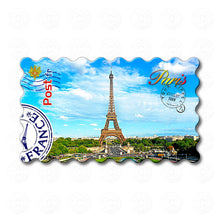 Fridge Magnet - Paris - Eiffel Tower touches sky