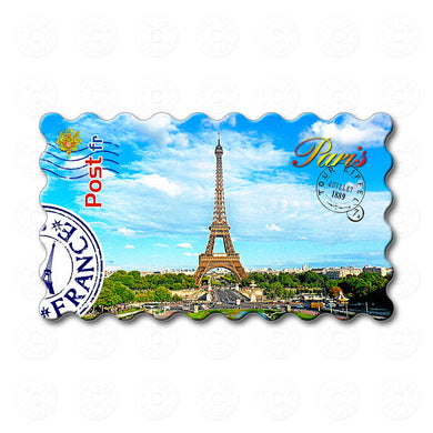 Fridge Magnet - Paris - Eiffel Tower touches sky