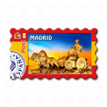 Madrid - Cybele Fountain (Spain Flag)