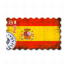 Spain - Decorated Flag of Spain