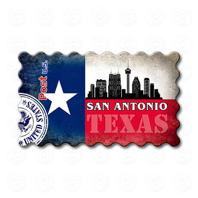 Fridge Magnet - San Antonio, Texas State Flag