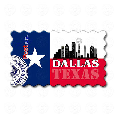 Fridge Magnet - Dallas, Texas State Flag