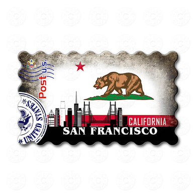 Fridge Magnet - San Francisco California State Flag