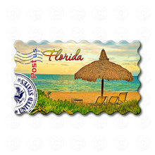 Fridge Magnet - Florida Calm Beach