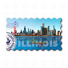 Fridge Magnet - Chicago Illinois Skyline