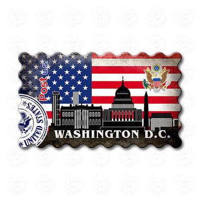 Fridge Magnet - Washington, D.C. USA Flag
