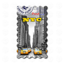 Fridge Magnet - New York - Yellow Taxis NYC