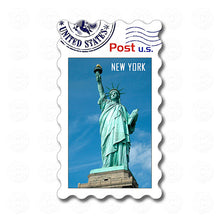 Fridge Magnet - New York - Statue of Liberty in Sky